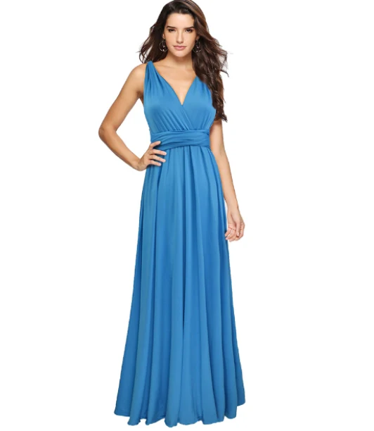Vielseitiges Wickelkleid Multiway Design | Damenkleid
