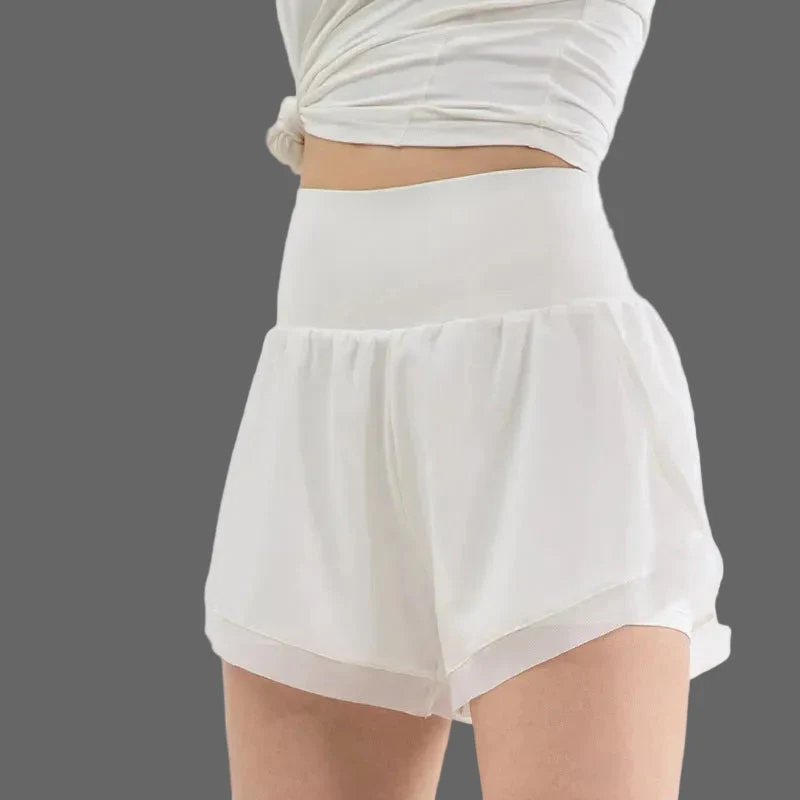Elvira 2-in-1 Sportshorts | Hohe Taille Damen Fitness Shorts
