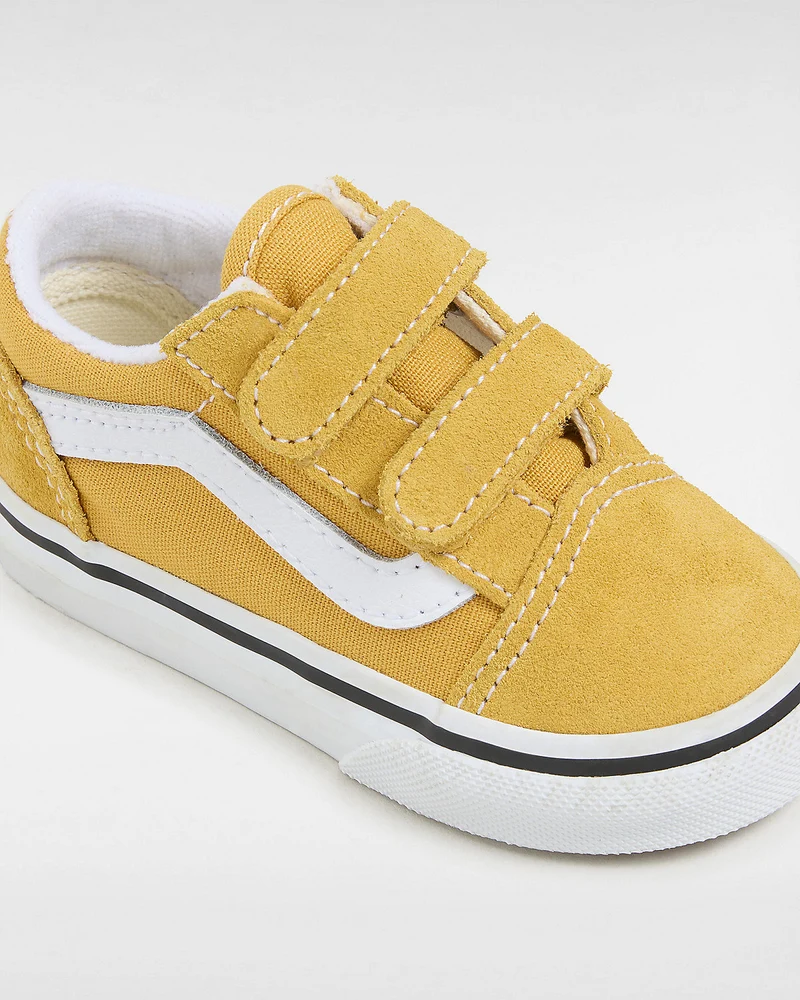 VANS Old Skool V Color Theory-Sneaker für Kleinkinder – Golden Glow