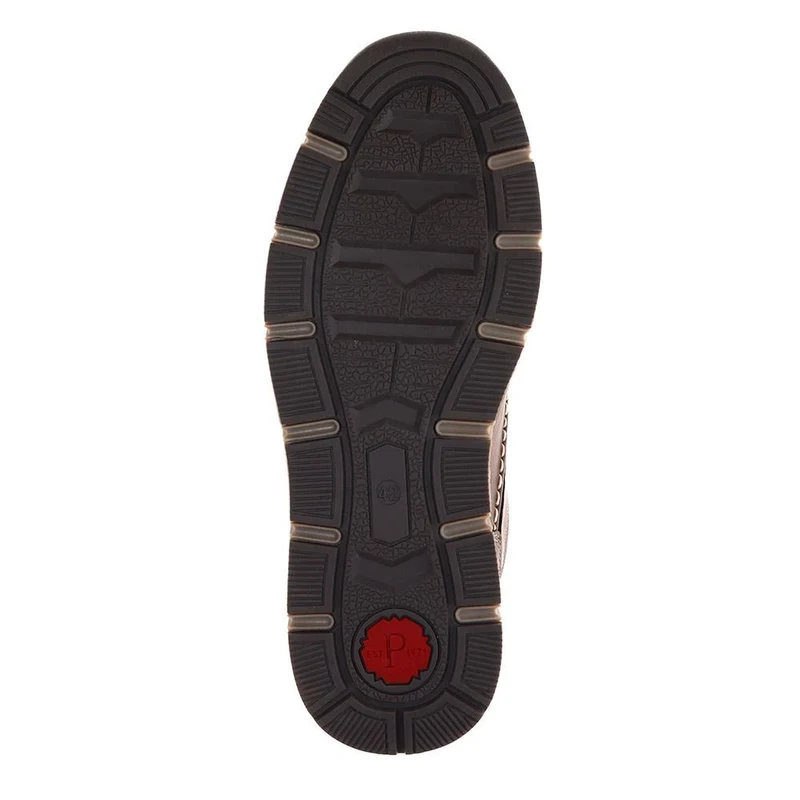 Wide Fit Casual Lace Up Trainers - WBINS40025 / 325 786 - Brown