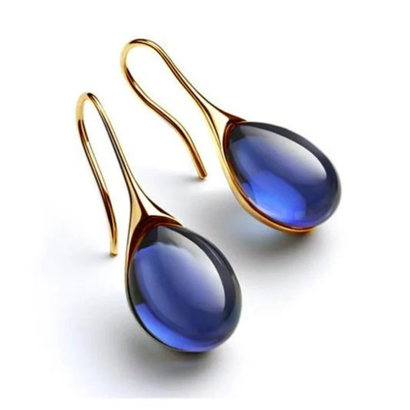Orecchini a goccia di cristallo | Orecchini eleganti da donna