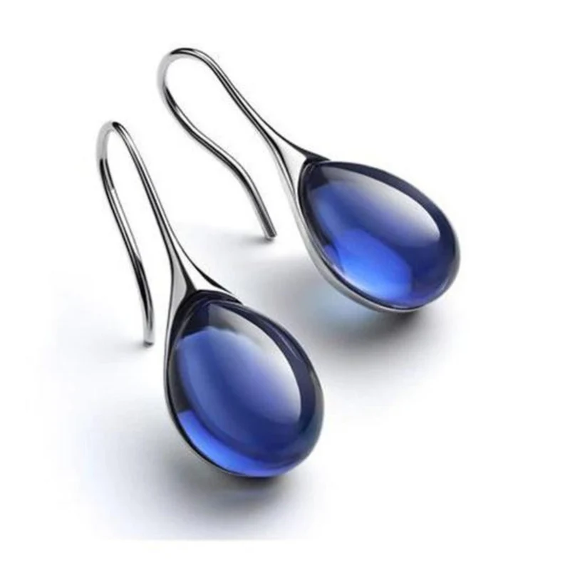 Orecchini a goccia di cristallo | Orecchini eleganti da donna