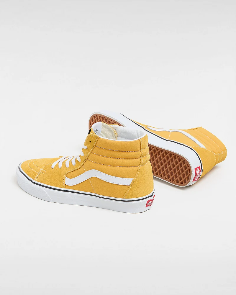 VANS Unisex Sk8-Hi Color Theory Trainer – Golden Glow