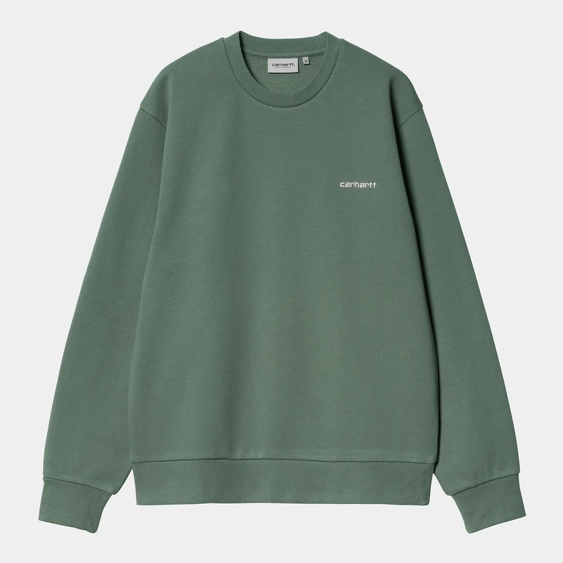Carhartt WIP Herren-Sweatshirt mit Schriftzug-Stickerei – Park