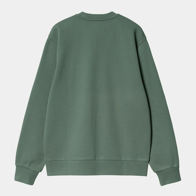 Carhartt WIP Herren-Sweatshirt mit Schriftzug-Stickerei – Park