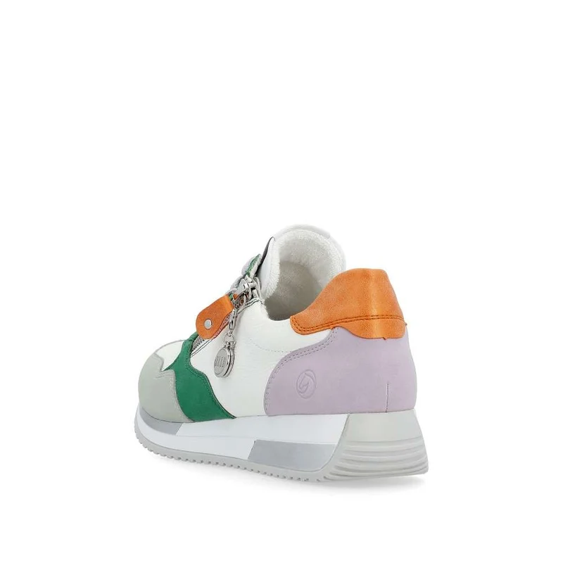 Remonte Modische Damen-Ledersneaker – Weiß