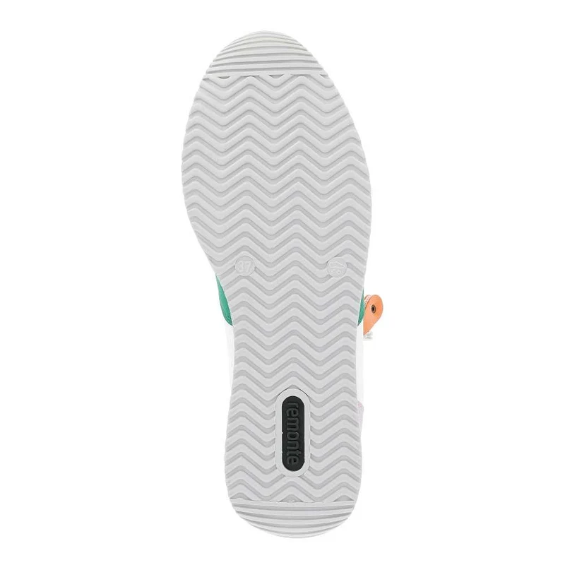 Remonte Modische Damen-Ledersneaker – Weiß