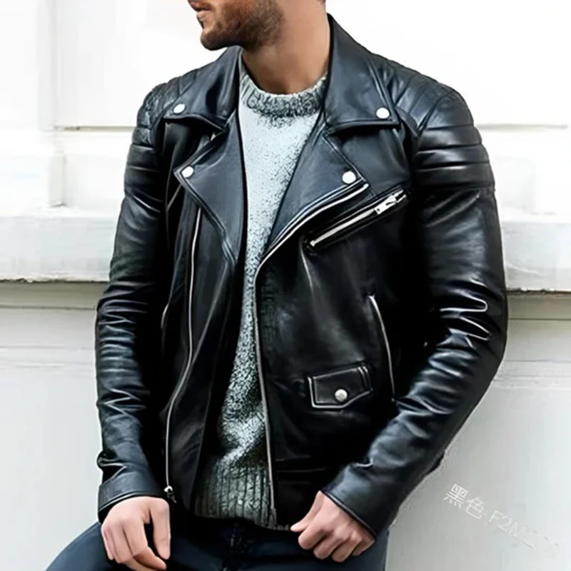 Ryder | Giacca da motociclista in pelle da uomo