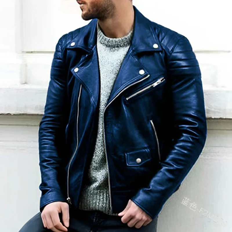 Ryder | Giacca da motociclista in pelle da uomo