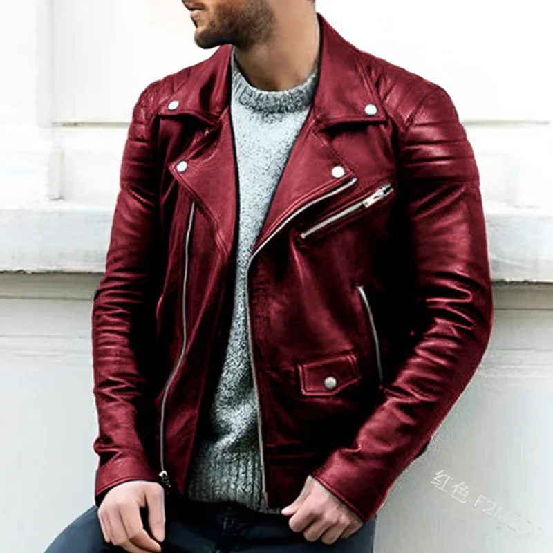 Ryder | Giacca da motociclista in pelle da uomo