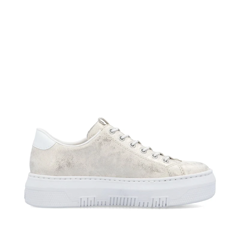Rieker Plateau-Sneaker für Damen – Metallic