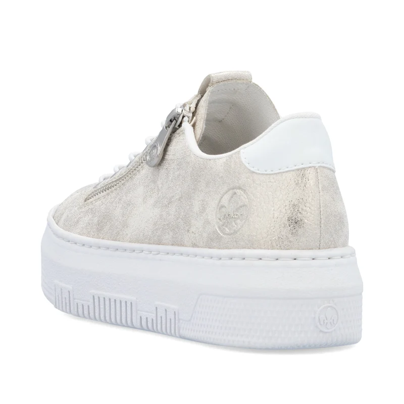 Rieker Plateau-Sneaker für Damen – Metallic