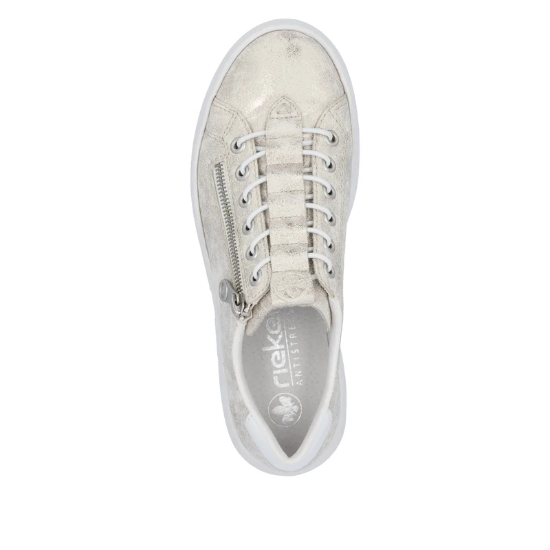 Rieker Plateau-Sneaker für Damen – Metallic