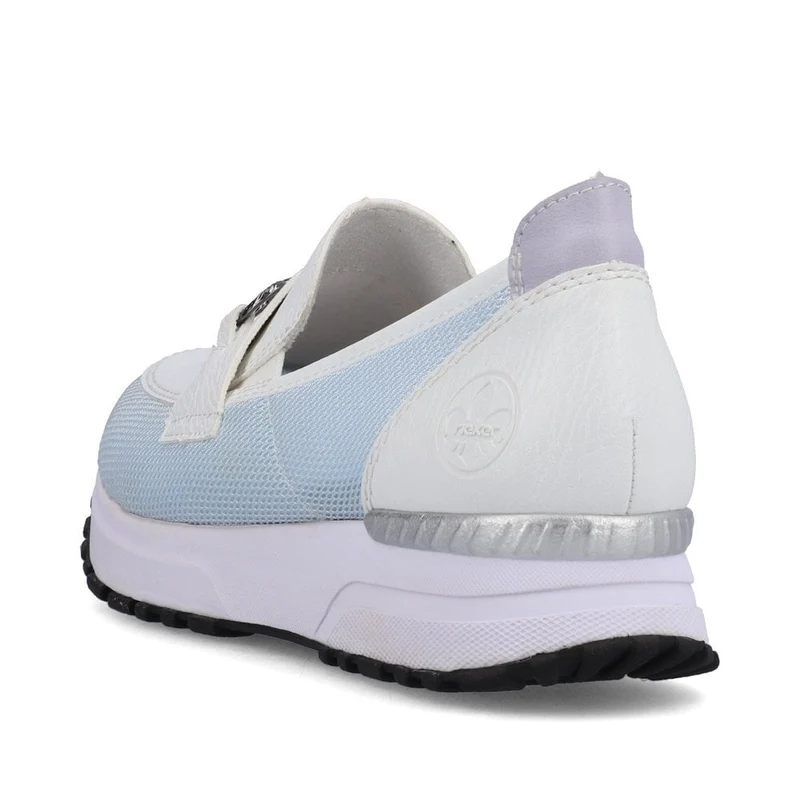 Rieker Modischer Loafer für Damen – Hellblau