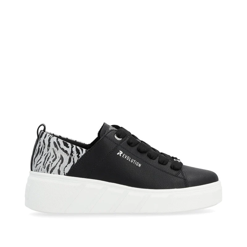 Rieker Womens Evolution Fashion Trainer - Schwarz