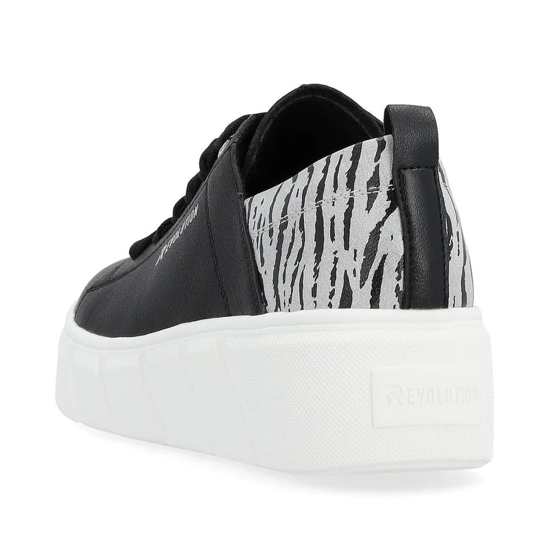 Rieker Womens Evolution Fashion Trainer - Schwarz