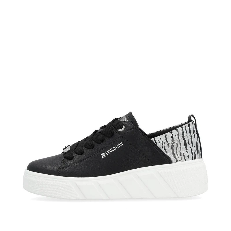 Rieker Womens Evolution Fashion Trainer - Schwarz