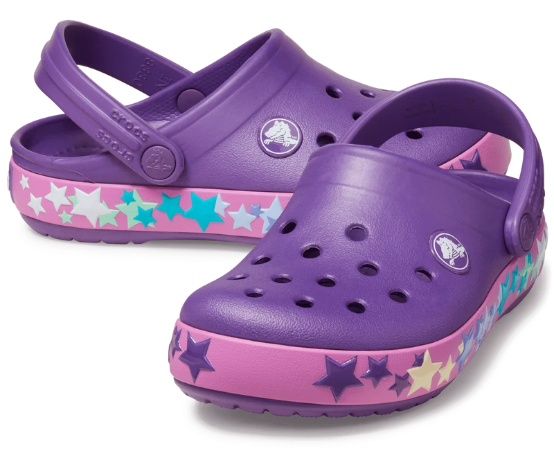 CROCS Crocband Lights Clog für Kinder – Amethyst