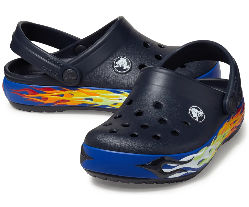 CROCS Crocband Lights Clog für Kinder – Deep Navy