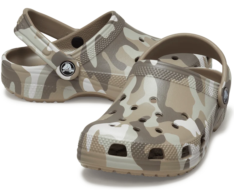 CROCS Klassischer Camo-Clog für Kinder – Pilz