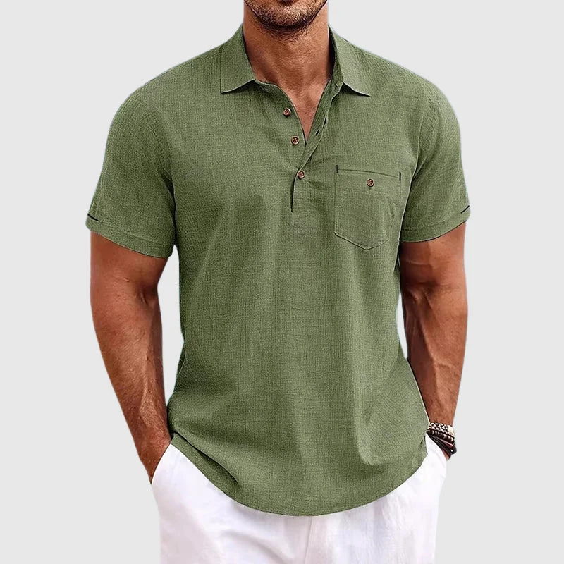 Theodore Willow | Polo in lino