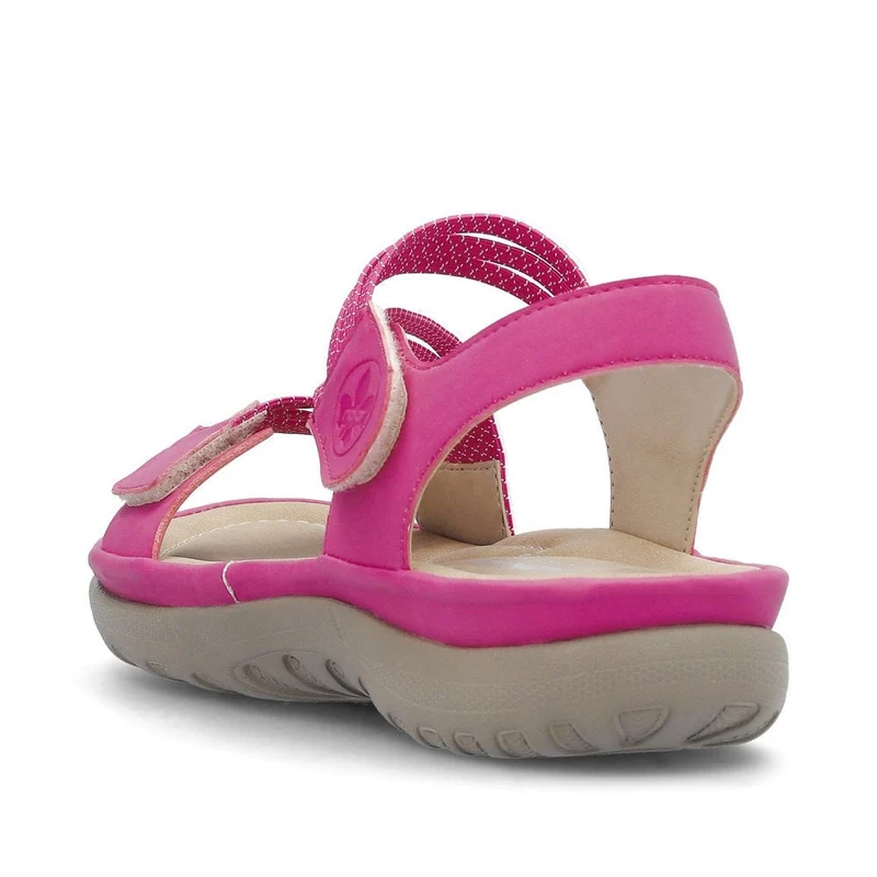 Rieker Damenmode-Sandale – Rosa