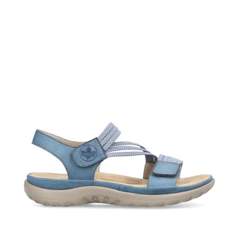 Rieker Damenmode-Sandale – Blau