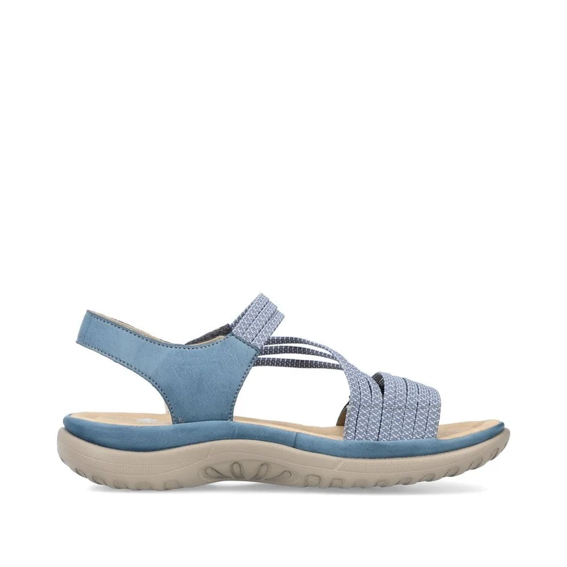 Rieker Damenmode-Sandale – Blau