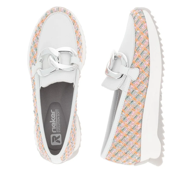 Rieker Damen Evolution Fashion Loafer – Mehrfarbig