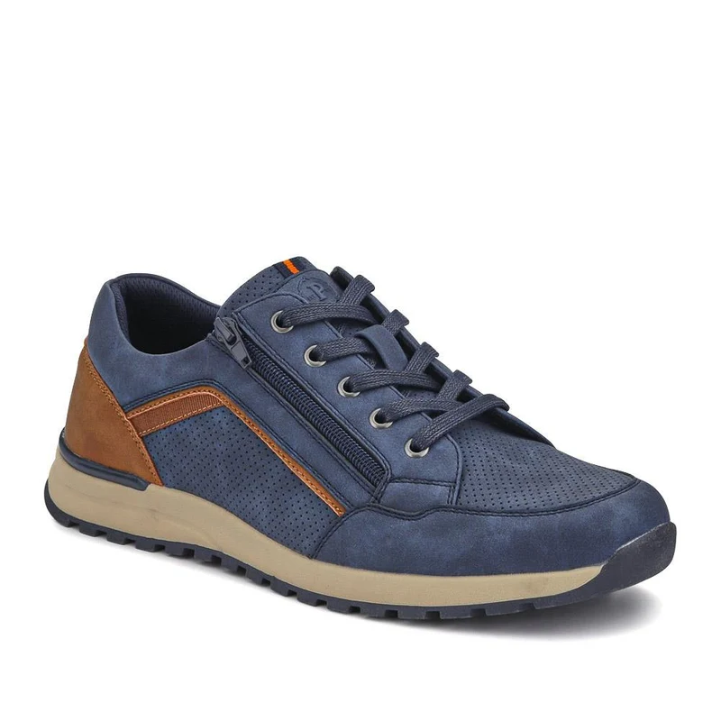 Casual Lace-Up Trainers - CHANG41001 / 327 310 - Navy