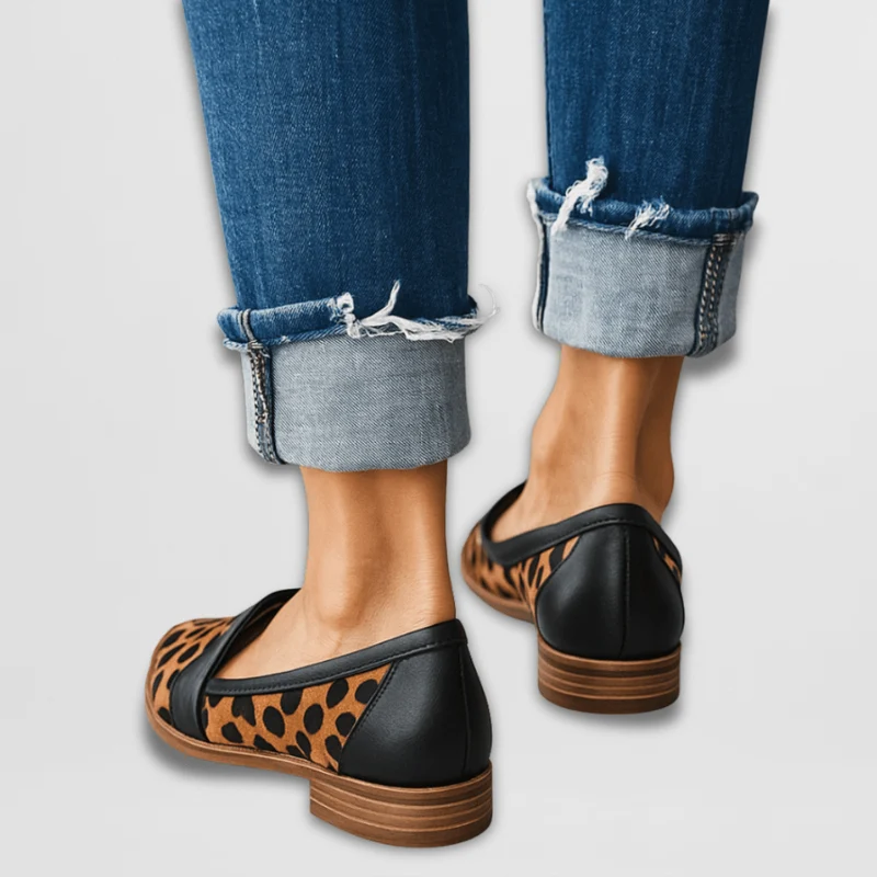 Pantofole da donna in pelle scamosciata | Comode pantofole morbide, mocassini bassi