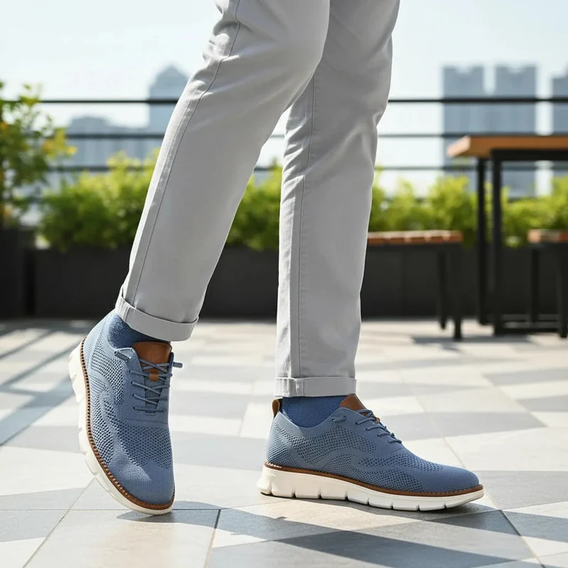 Sneaker leggere in maglia uomo | scarpe da tempo libero
