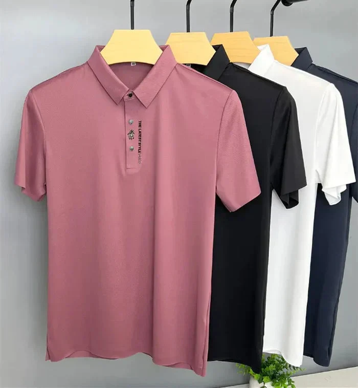 Polo da uomo | Design elasticizzato senza pieghe