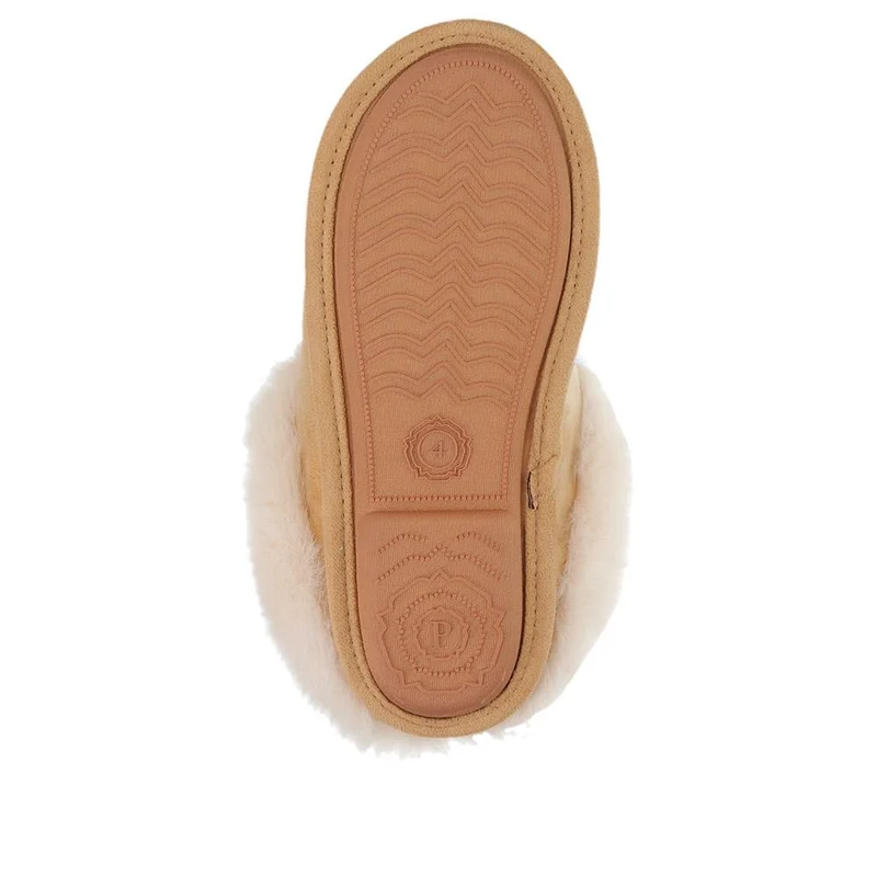 Memory Foam Mule Slippers - QING40036 / 326 295 - Chestnut