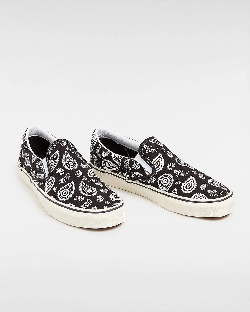 VANS Unisex Classic Primavera Paisley Slip-On-Sneaker – Schwarz