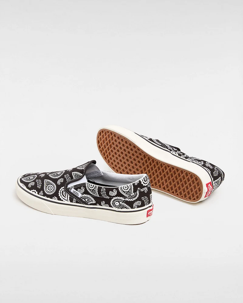 VANS Unisex Classic Primavera Paisley Slip-On-Sneaker – Schwarz