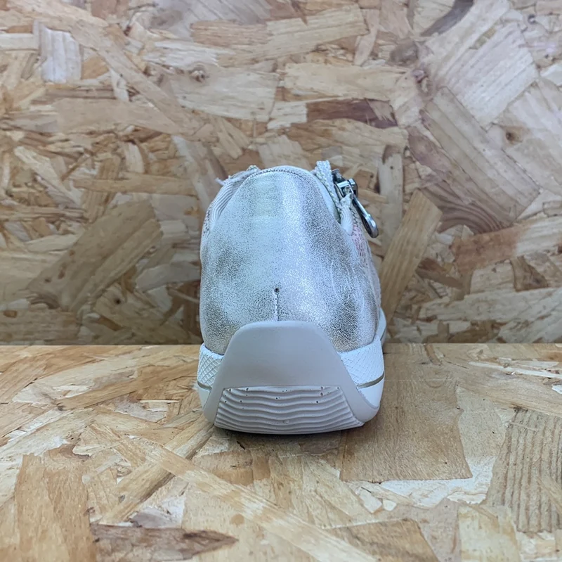 Rieker Modische extraweite Damen-Sneaker – Beige