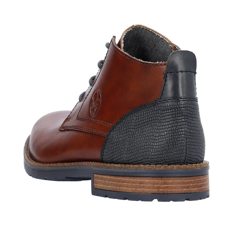Rieker Herren-Chukka-Stiefel aus Leder – Braun