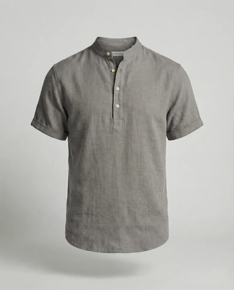 Polo da uomo con scollo a V | Maglia casual a manica corta