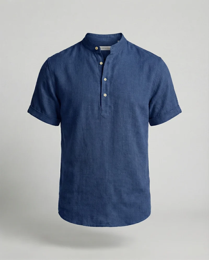 Polo da uomo con scollo a V | Maglia casual a manica corta
