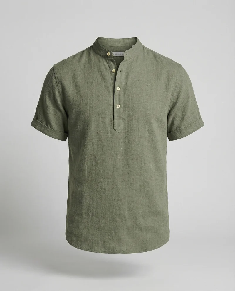 Polo da uomo con scollo a V | Maglia casual a manica corta