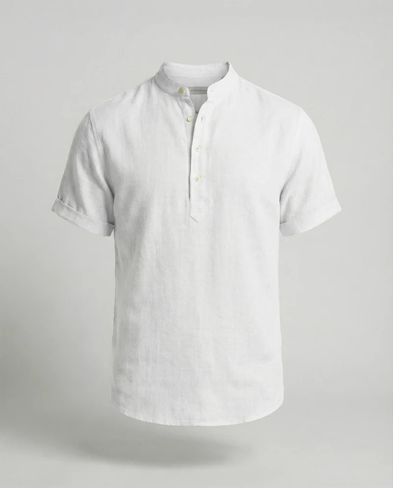 Polo da uomo con scollo a V | Maglia casual a manica corta