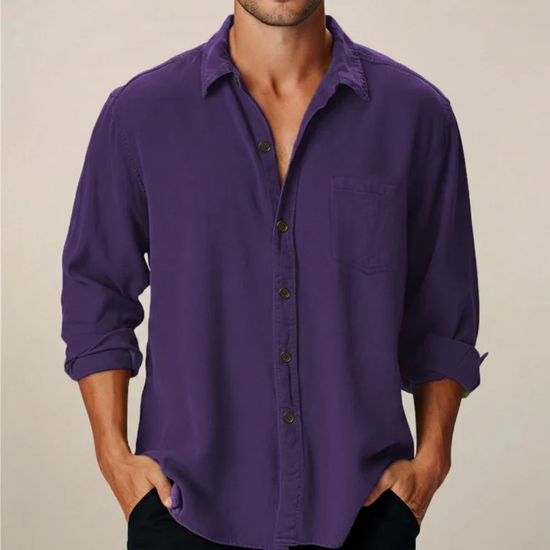 Vicente | Camicia casual da uomo a manica lunga