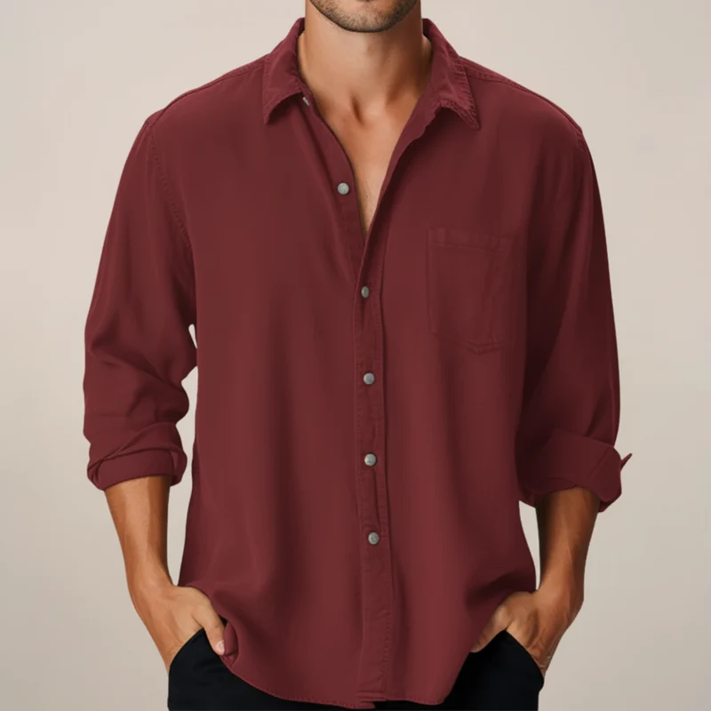 Vicente | Camicia casual da uomo a manica lunga