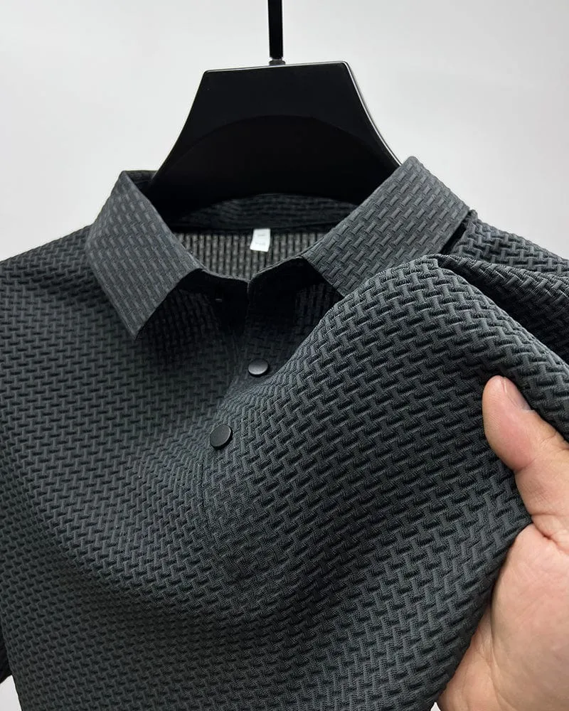 Polo strutturata da uomo | Moda a manica corta