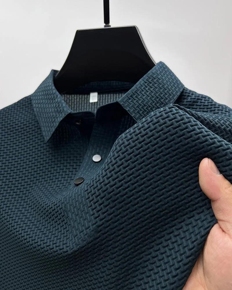 Polo strutturata da uomo | Moda a manica corta