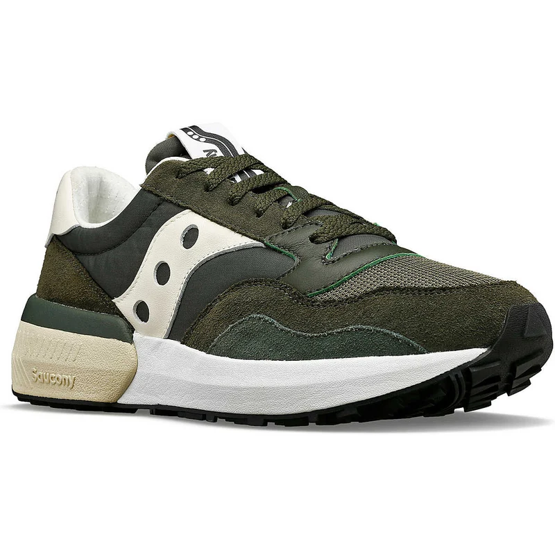 Saucony Herren Jazz NXT Trainer – Grün / Creme