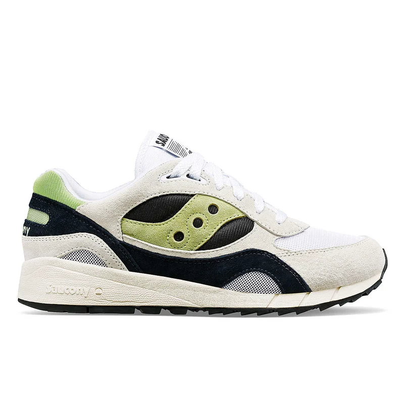 Saucony Herren Shadow 6000 Trainer – Weiß / Grün