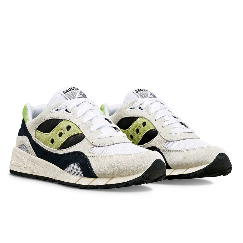Saucony Herren Shadow 6000 Trainer – Weiß / Grün