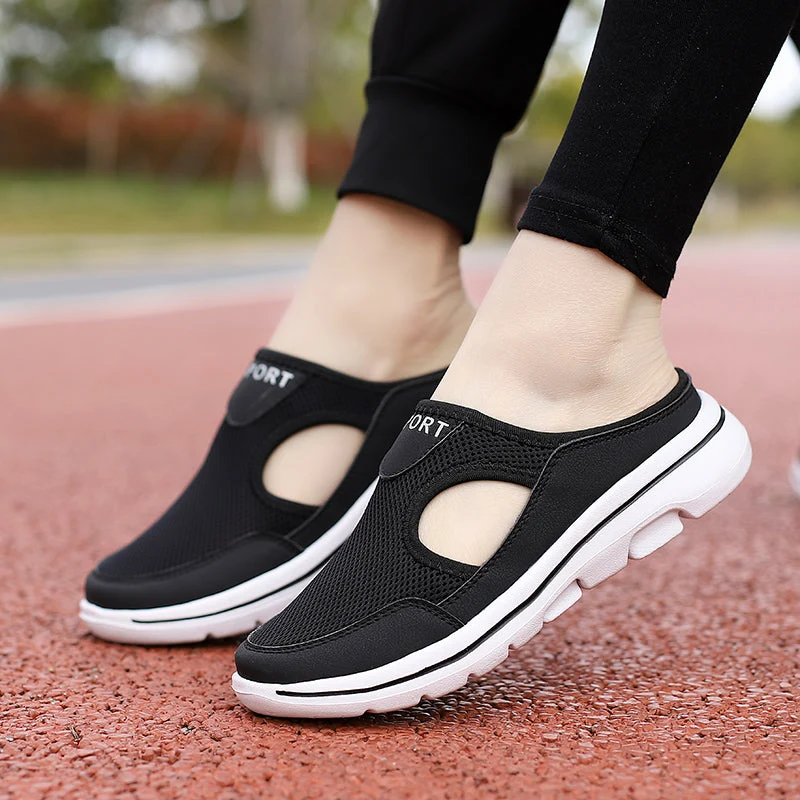Ciabatte in mesh da donna | Slip-on con aperture laterali